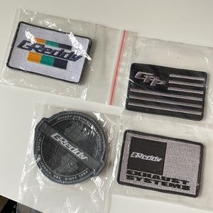Genuine GReddy performance car patches Set of 4